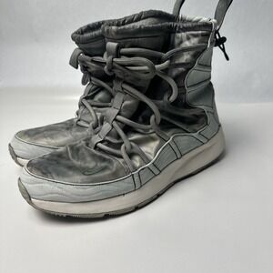 Nike Tanjun High Rise Women's Sneaker Boots Size 11 Blue Storm  Vtg Moon Boots